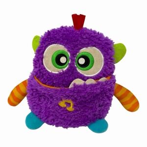 Fisher-Price DYM88 Giggles n Growls Monster Stuffed Plush 7" Sounds Music WORKS